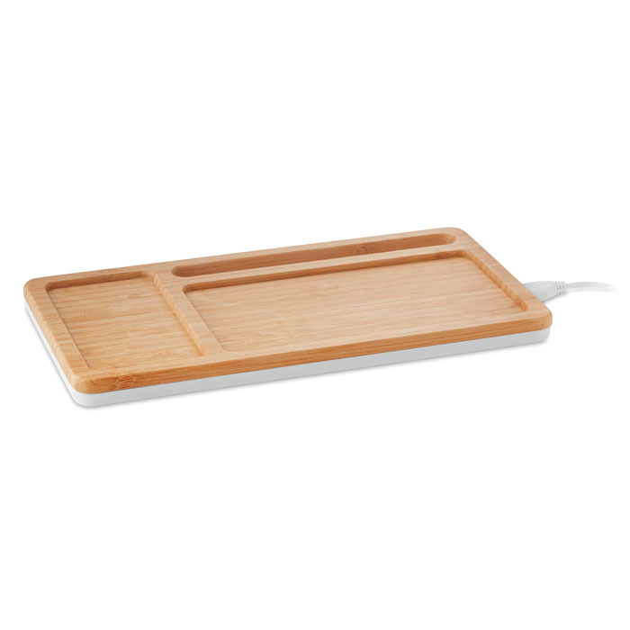 Bamboo desk organizer